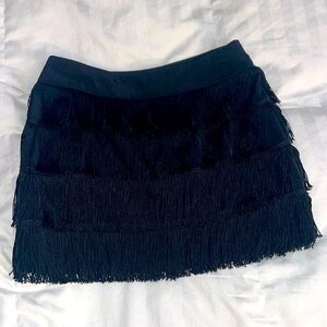 Nanette Lepore fringe flapper mini skirt